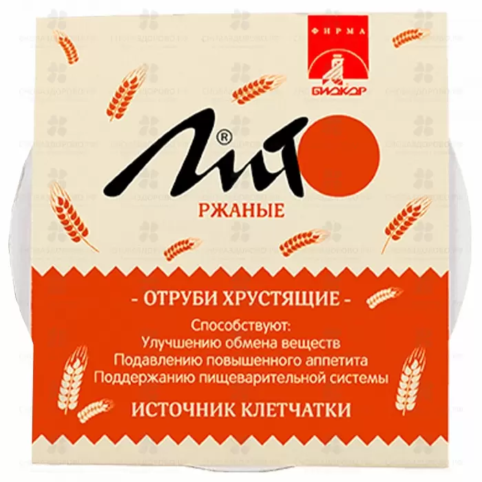 Отруби ЛИТО хрустящие ржаные 20г с кальцием (БАД) мини-упаковка ✅ 11205/06721 | Сноваздорово.рф