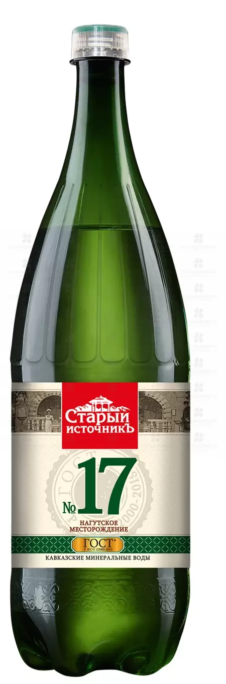 Вода минеральная Старый Источник Нагутская №17 газир. 1,5л ✅ 13117/07039 | Сноваздорово.рф