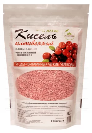 Кисель сухой витаминизированный (клюквенный) 250г зип-пакет ✅ 36461/06656 | Сноваздорово.рф