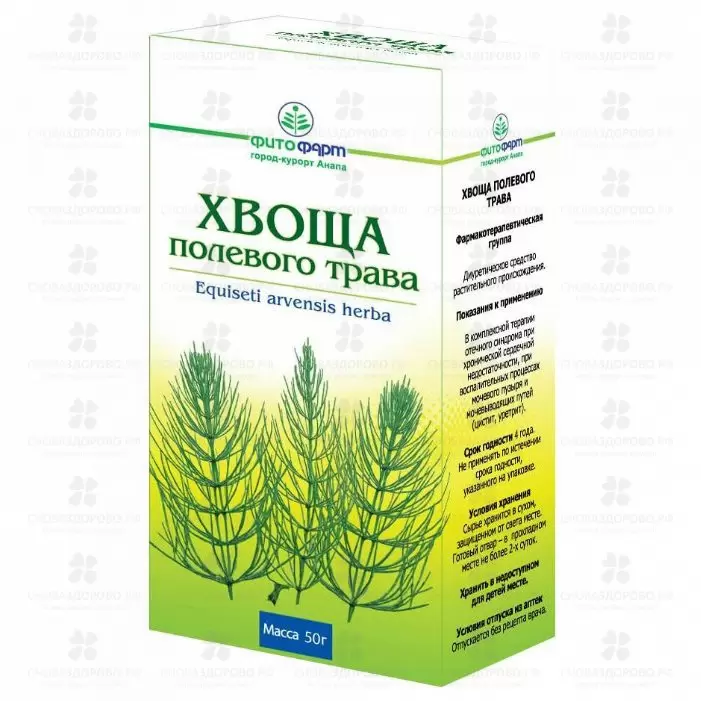 Хвоща полевого трава 50г ✅ 01697/06928 | Сноваздорово.рф
