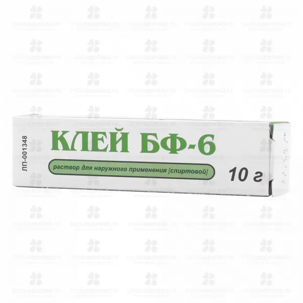 Клей медицинский БФ-6 раствор для наружного применения спиртовой 10г ✅ 20134/06257 | Сноваздорово.рф
