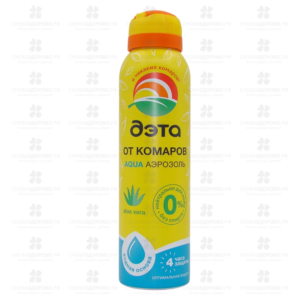 Дэта Аква аэрозоль от комаров 150мл ✅ 22035/06935 | Сноваздорово.рф