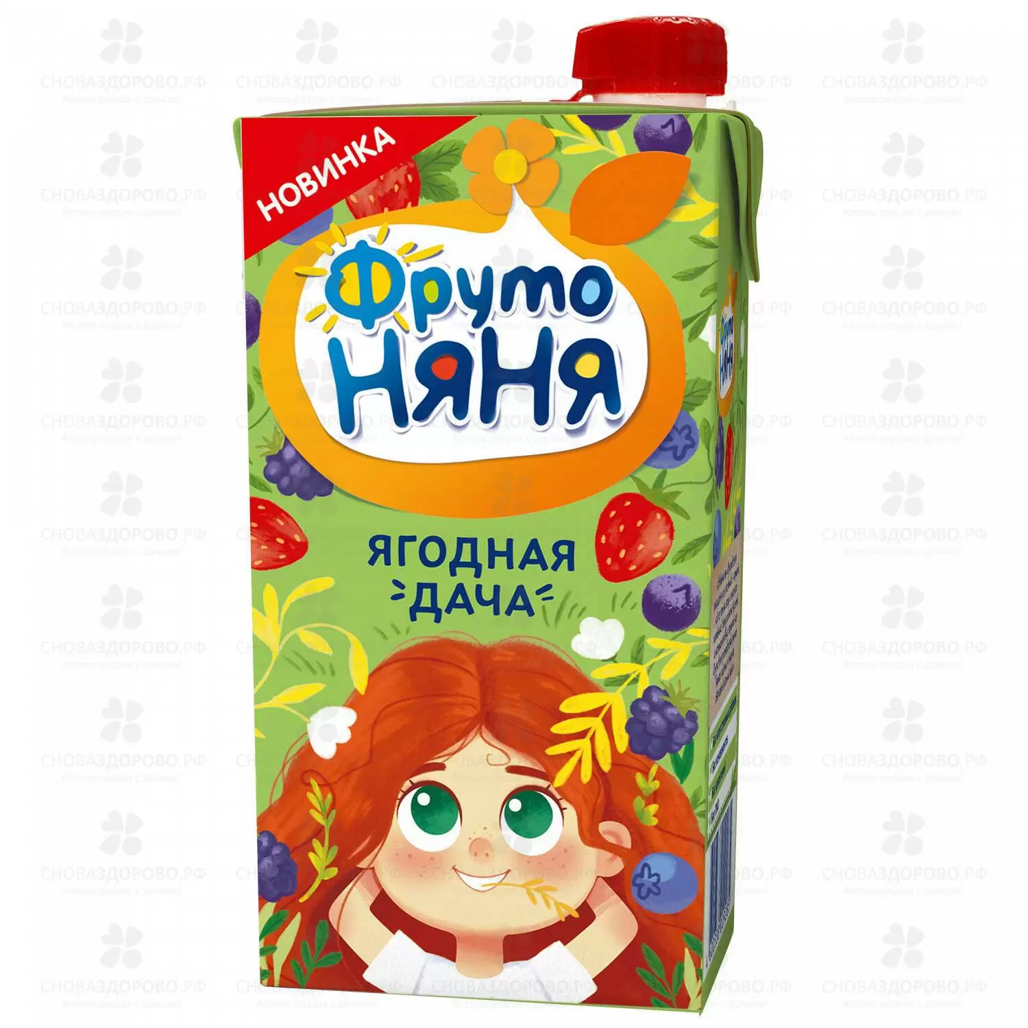 ФрутоНяня Напиток Ягодный чай 0,5л ТП 6+ ✅ 31872/06591 | Сноваздорово.рф