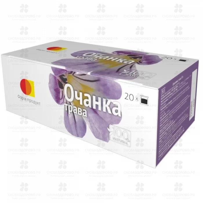 Очанка трава ф/п 1,5г №20 (БАД) ✅ 20879/06910 | Сноваздорово.рф