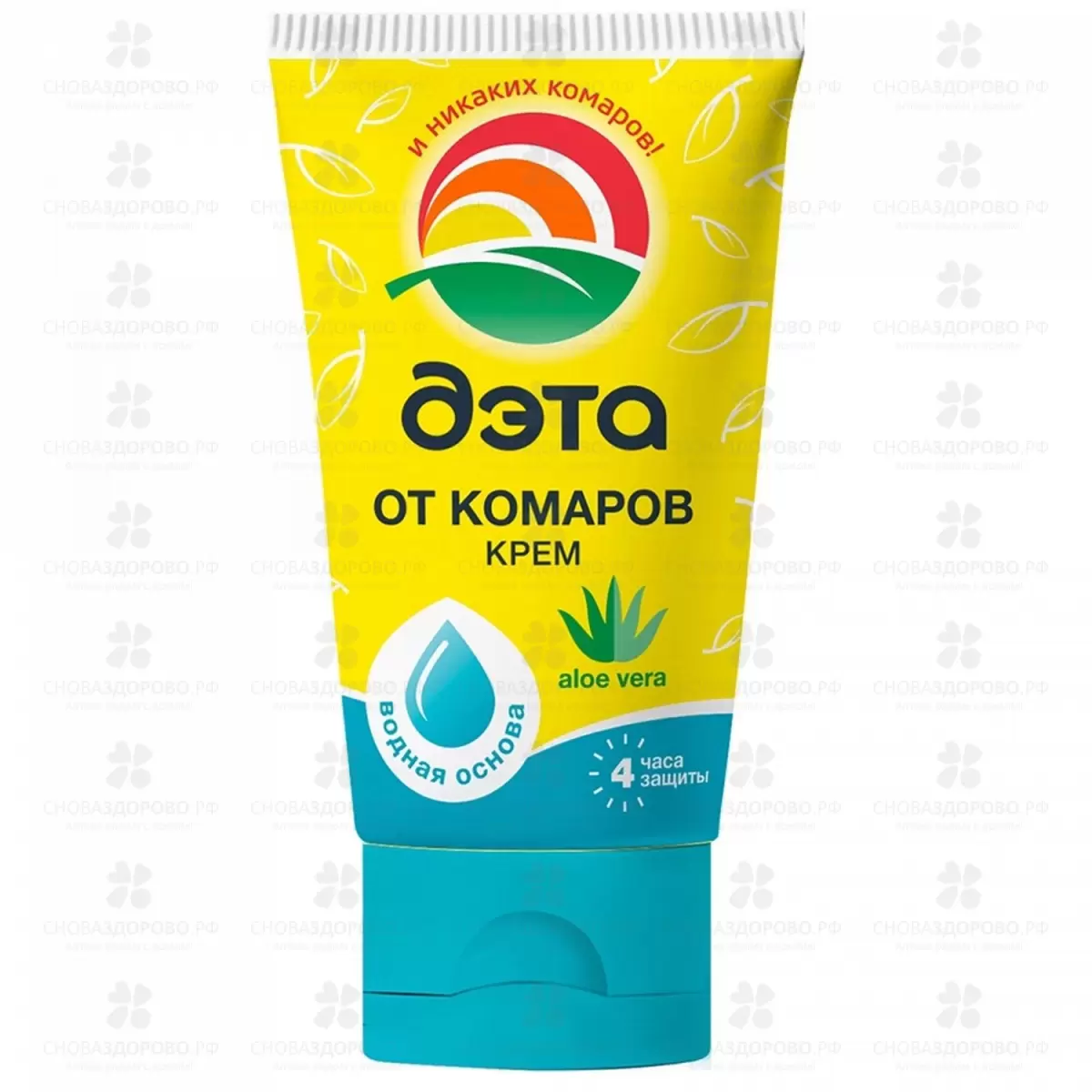 Дэта крем от комаров (с экстрактом алоэ) 50 мл (пластиковая туба) ✅ 06161/06935 | Сноваздорово.рф