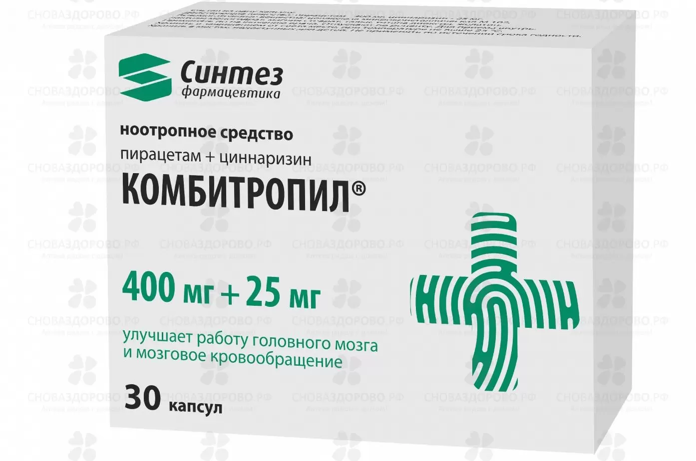 Комбитропил капсулы 400мг+25мг №30 ✅ 27929/06188 | Сноваздорово.рф
