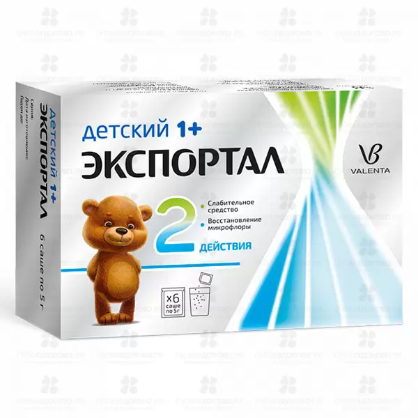 Экспортал порошок для приготовления раствора для приема внутрь 5г пакетики №6 ✅ 23365/06202 | Сноваздорово.рф
