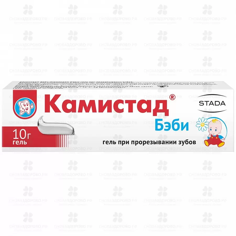 Камистад Бэби гель при прорезывании зубов 10г ✅ 27923/06062 | Сноваздорово.рф