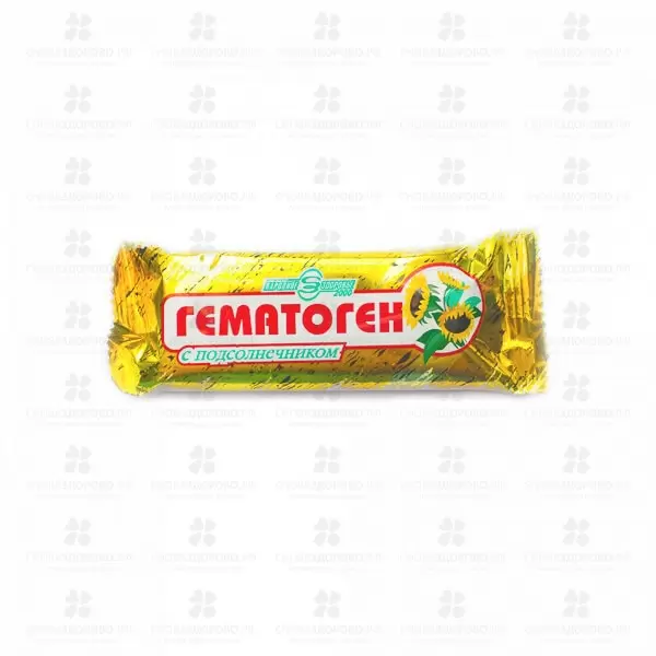 Гематоген НАРОДНЫЙ с подсолнечником 40г (БАД) ✅ 20956/06419 | Сноваздорово.рф