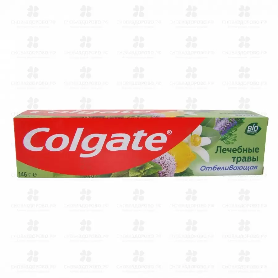 Колгейт зубная паста Лечебные травы отбеливающая 100мл ✅ 18194/06468 | Сноваздорово.рф