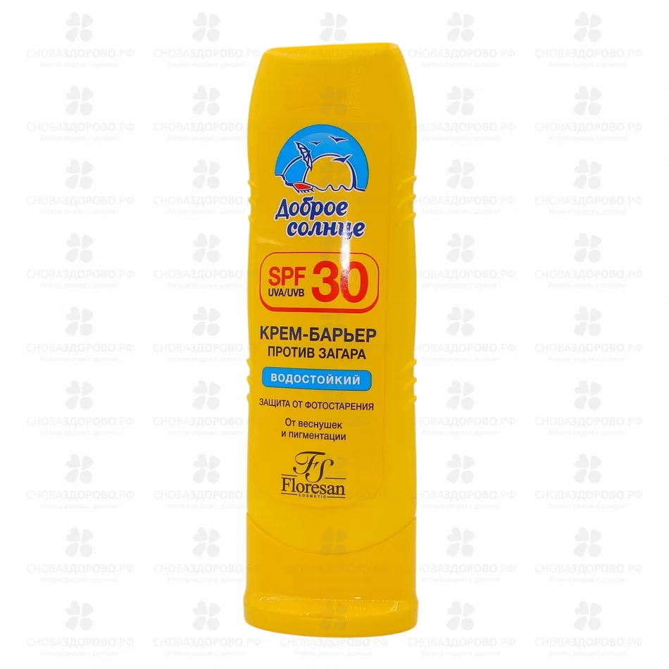 Флоресан Ф114 Крем-барьер от загара, веснушек и пигментации SPF30 125мл ✅ 10705/06930 | Сноваздорово.рф