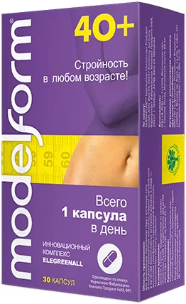 Модельформ 40+ капсулы №30 (БАД) ✅ 26820/06252 | Сноваздорово.рф