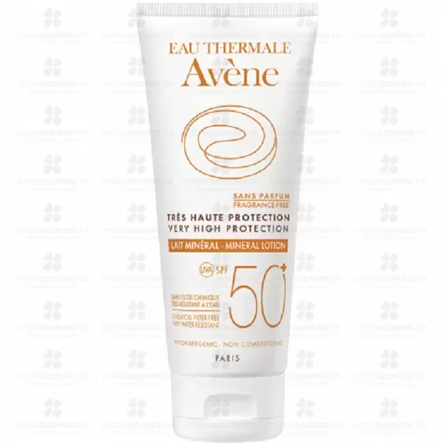 АВЕН Молочко солнцезащитное с минеральным экраном SPF50+ 100мл ✅ 38587/51152 | Сноваздорово.рф