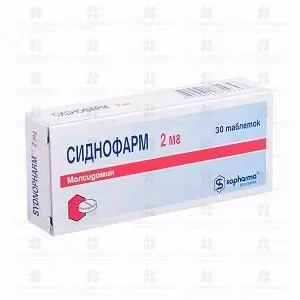 Сиднофарм таблетки 2мг №30 ✅ 01778/06894 | Сноваздорово.рф