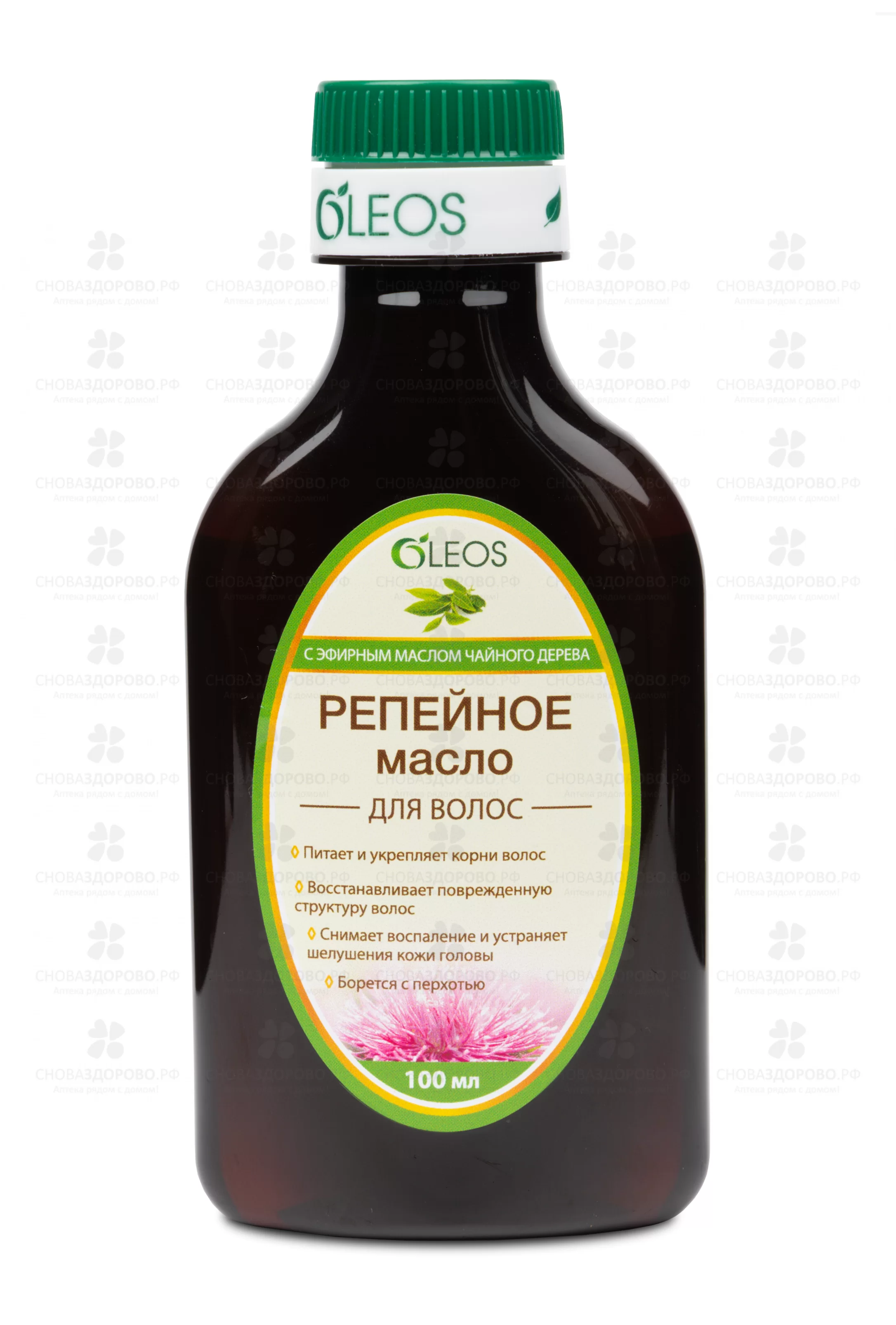 Масло репейное с маслом чайного дерева 100мл флакон ✅ 09401/06360 | Сноваздорово.рф