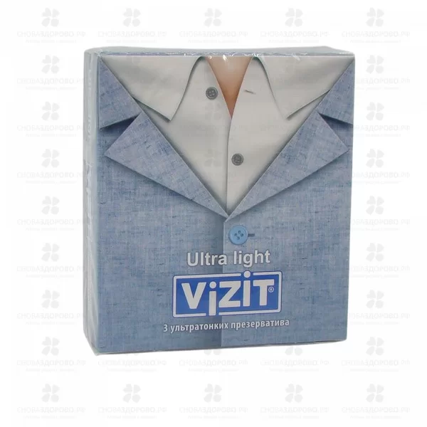 Презервативы ВИЗИТ Ultra Light №3 ультратонкие ✅ 40006/06516 | Сноваздорово.рф