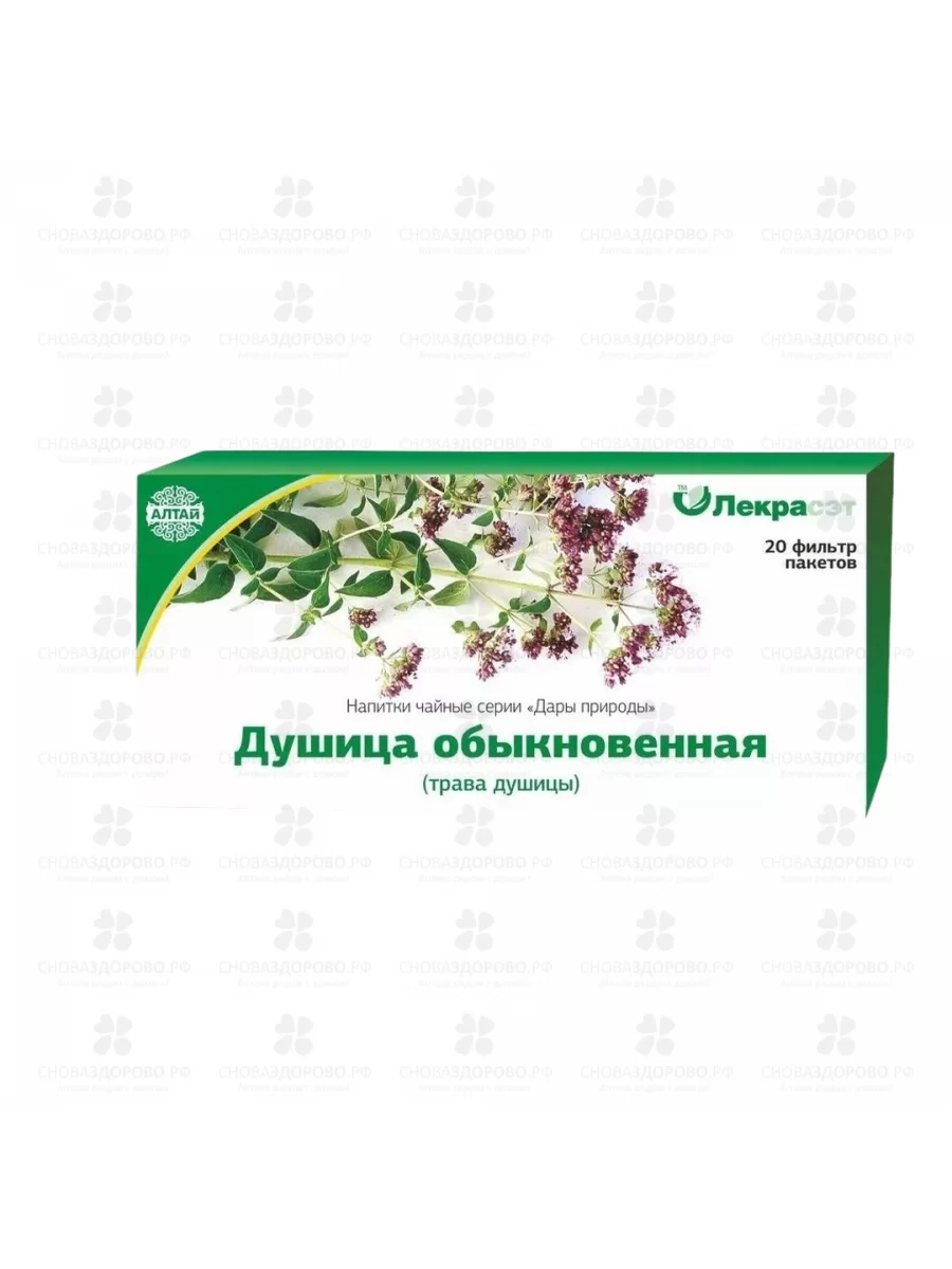 Душица трава ф/п 1,5г №20 (чайный напиток) ✅ 10745/06810 | Сноваздорово.рф