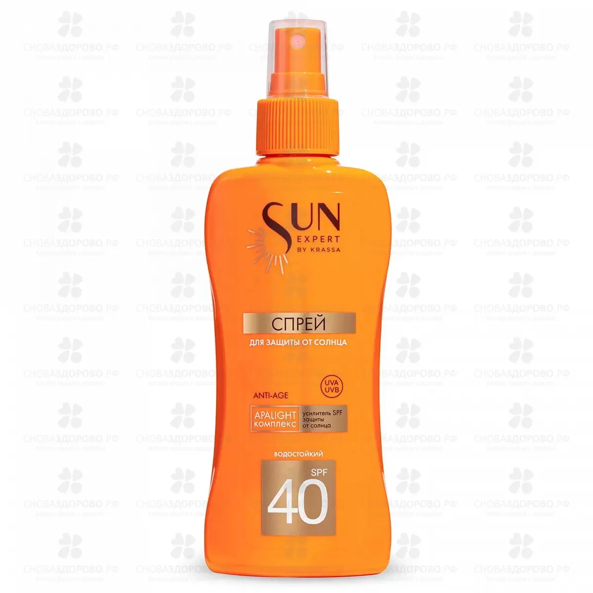 КРАССА SUN Expert Спрей для защиты от солнца SPF-40 180мл ✅ 38149/08546 | Сноваздорово.рф