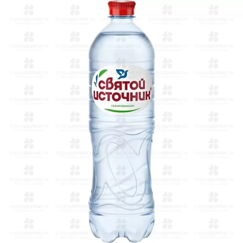Вода минеральная Святой Источник 1л газированная п/э ✅ 39215/09203 | Сноваздорово.рф