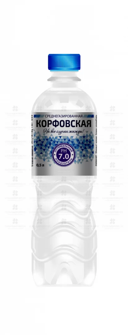Вода минеральная Корфовская газированная 500мл ✅ 33681/09424 | Сноваздорово.рф