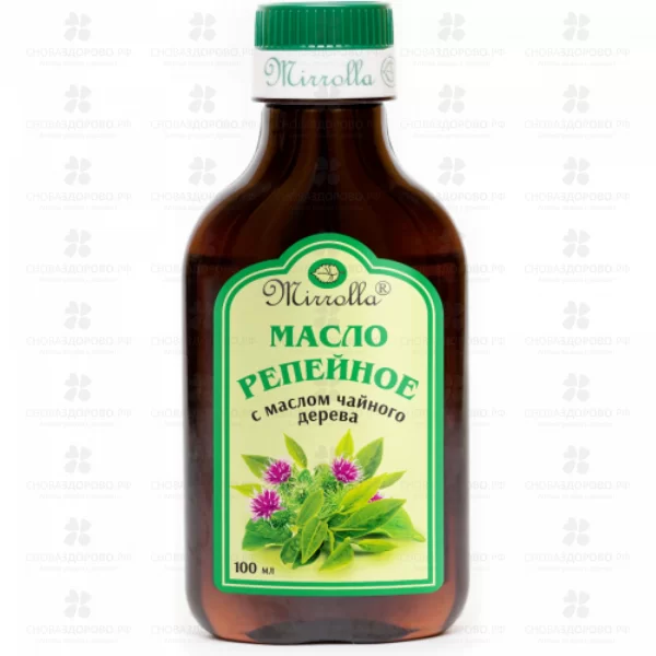 Масло репейное с маслом чайного дерева 100мл флакон ✅ 09401/06148 | Сноваздорово.рф