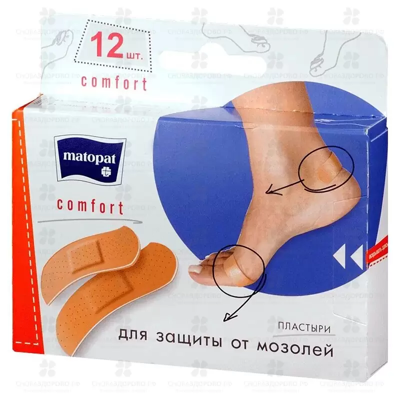 Лейкопластырь Матопат Набор бактерицидный КОМФОРТ №12 ✅ 14213/06281 | Сноваздорово.рф