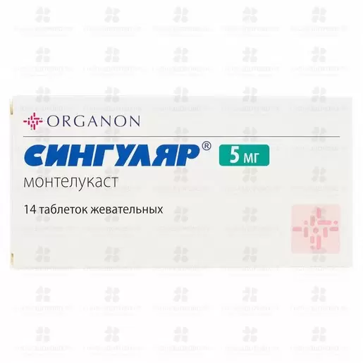 Сингуляр таблетки жевательные 5мг №14 ✅ 14849/06618 | Сноваздорово.рф