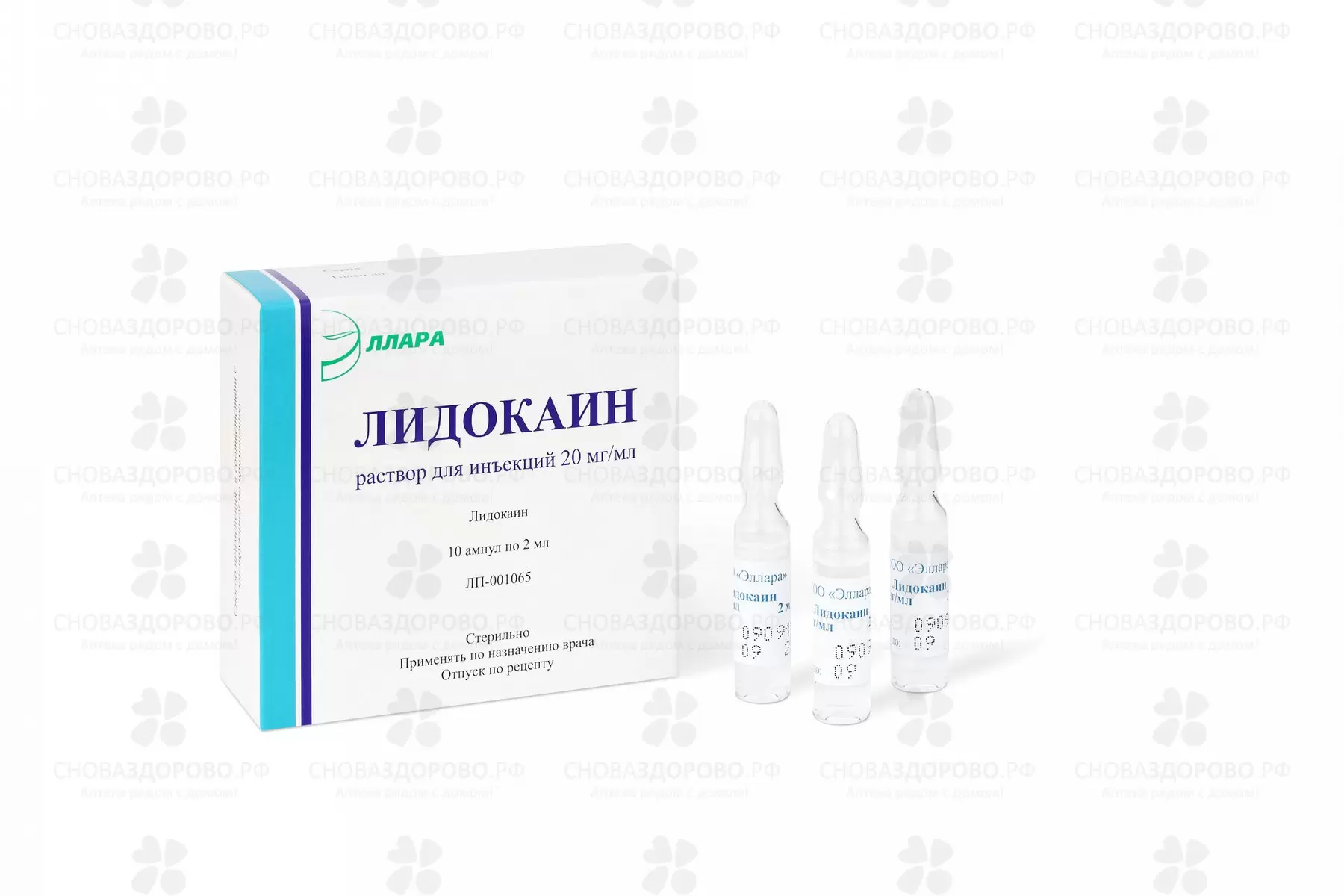 Лидокаин раствор для инъекций 20мг/мл 2мл ампулы №10 (5х2) ✅ 19417/06221 | Сноваздорово.рф