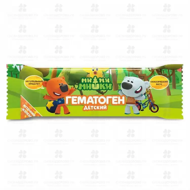 Ми-Ми-Мишки Гематоген детский 40г (БАД) ✅ 28263/06419 | Сноваздорово.рф
