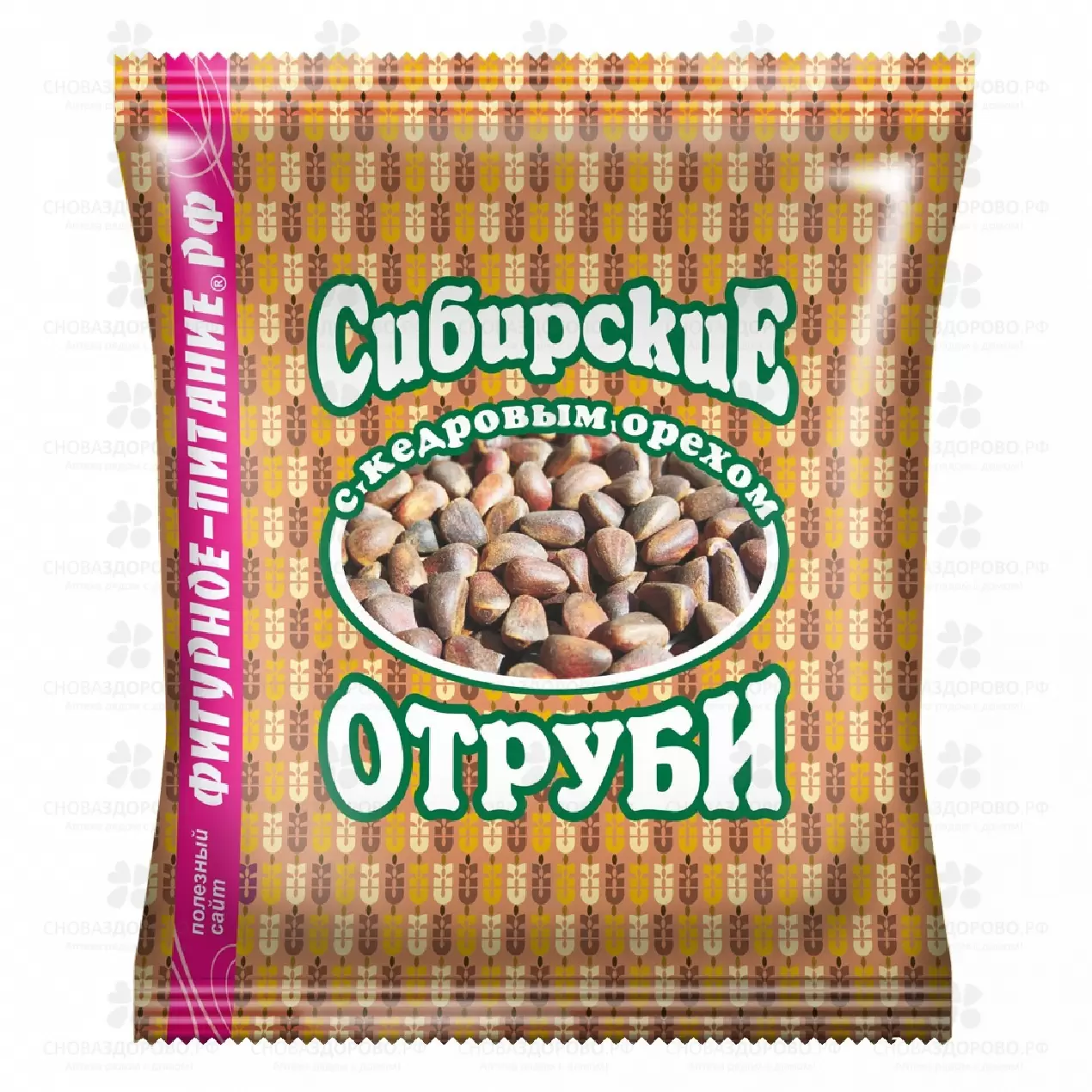 Отруби Сибирские диетические (с кедровым орехом) 200г ✅ 23670/06970 | Сноваздорово.рф