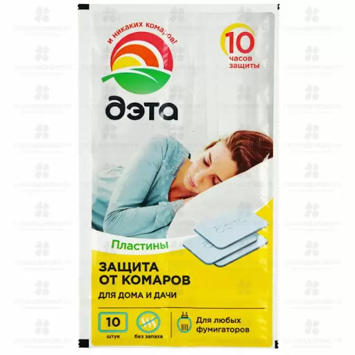 Дэта пластины от комаров №10 ✅ 11346/06935 | Сноваздорово.рф
