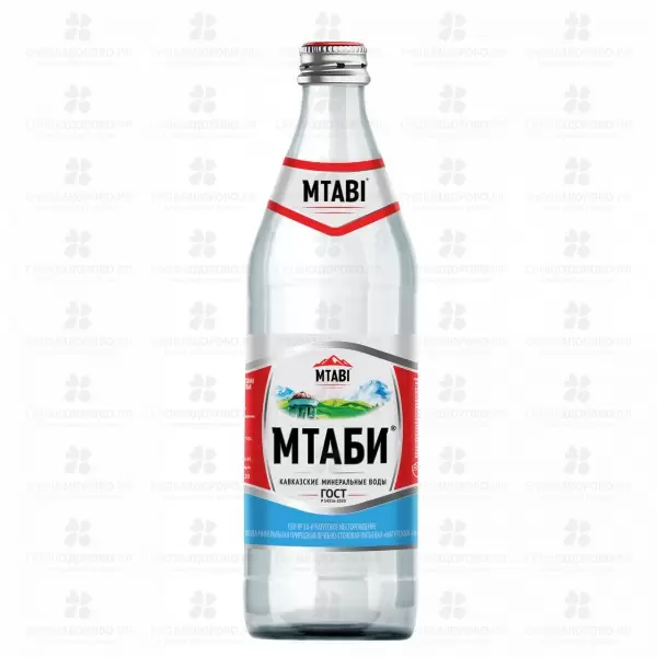 Вода минеральная Мтаби газированная 450мл стекло (тип Боржоми) ✅ 35655/07039 | Сноваздорово.рф
