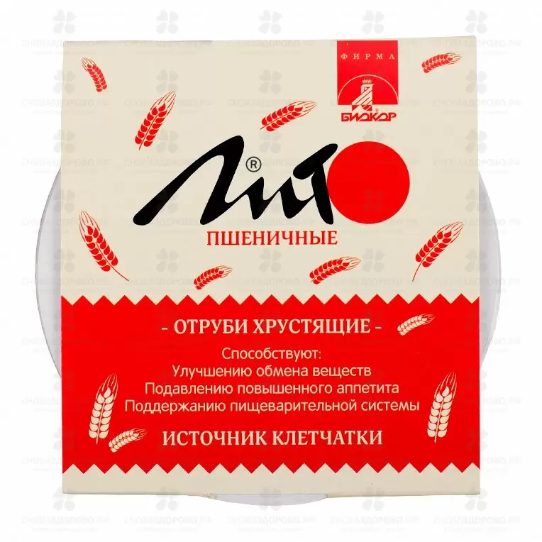 Отруби ЛИТО хрустящие пшеничные 20г с кальцием (БАД) мини упаковка ✅ 26880/06721 | Сноваздорово.рф