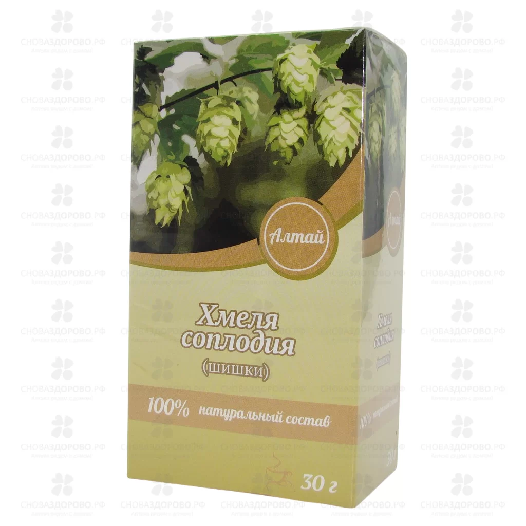 Хмель соплодия 30г (чайный напиток) ✅ 29774/06206 | Сноваздорово.рф