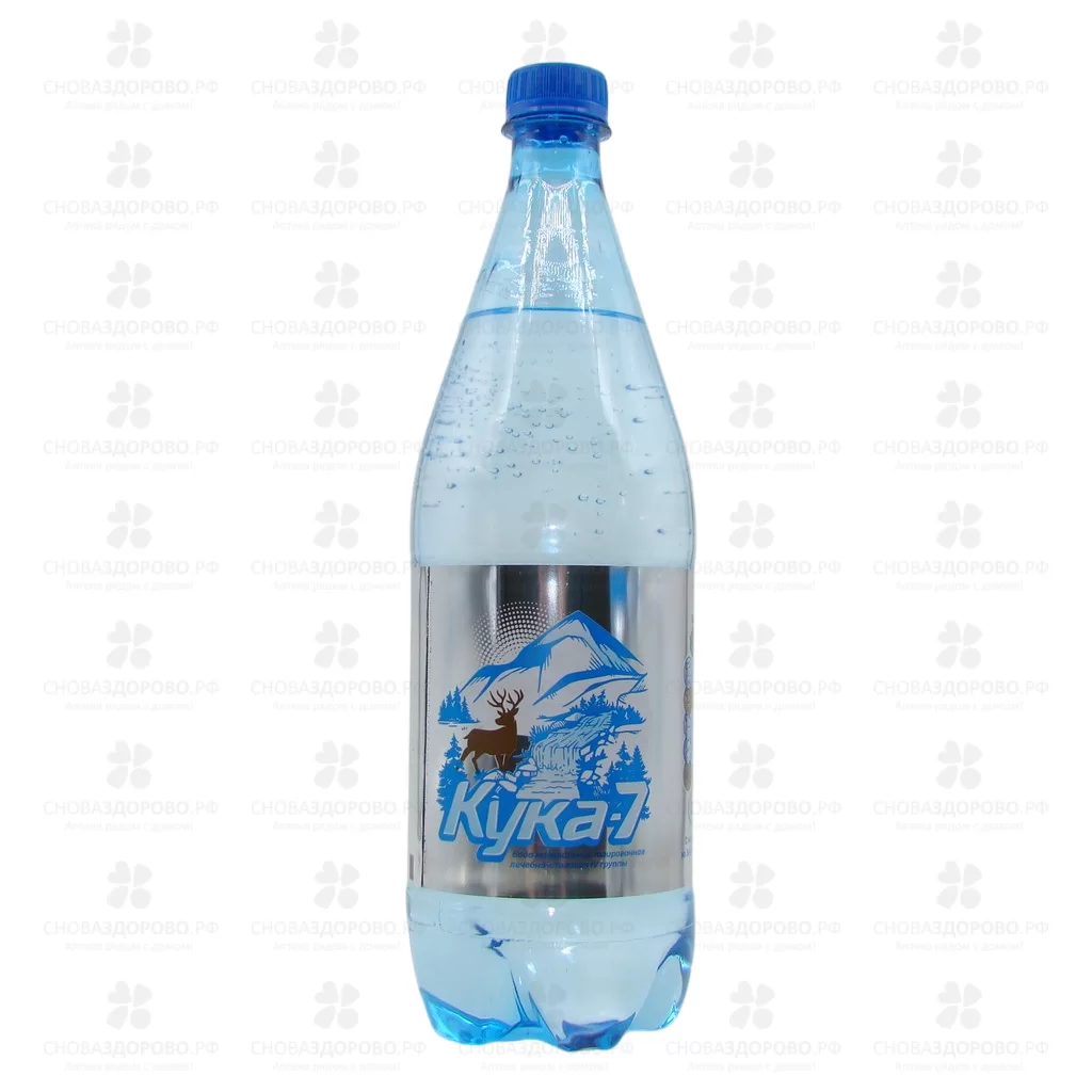Вода минеральная Кука 7 лечебно-столовая газированная 1л п/э ✅ 38747/09049 | Сноваздорово.рф