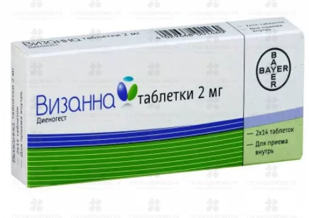 Визанна таблетки 2мг №28 ✅ 19487/06215 | Сноваздорово.рф