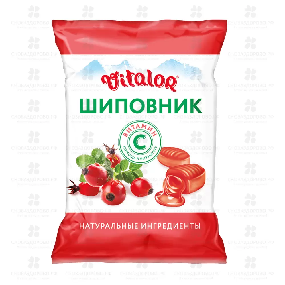 ВитаЛОР леденцы Шиповник с витамином С 60г (БАД) ✅ 40587/06372 | Сноваздорово.рф