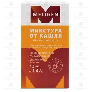 Микстура от кашля для детей сухая порошок для приготовления раствора для приема внутрь 1,47г №10 ✅ 33218/06829 | Сноваздорово.рф