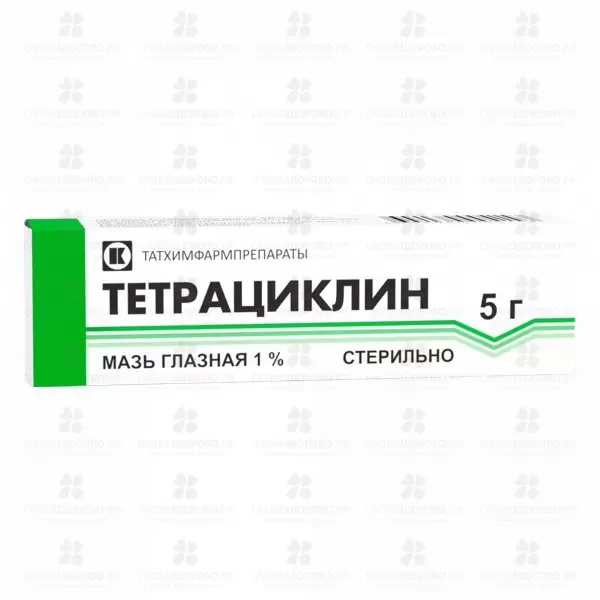 Тетрациклин мазь глазная 1% 5г ✅ 26311/06192 | Сноваздорово.рф