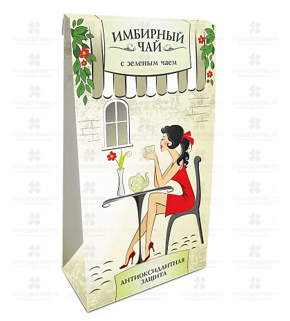 Чай имбирный фильтр-пакеты 1,5г №20 (с зеленым чаем) ✅ 24599/06416 | Сноваздорово.рф
