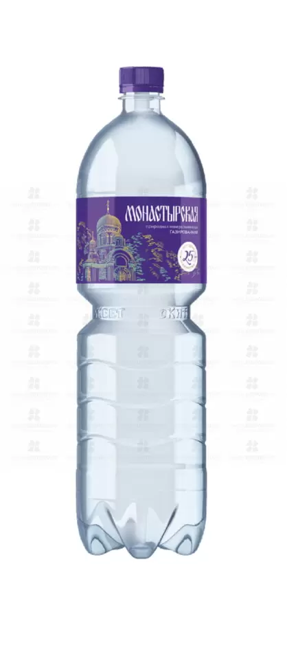 Вода минеральная Монастырская газированная 1,5л ✅ 41277/06605 | Сноваздорово.рф