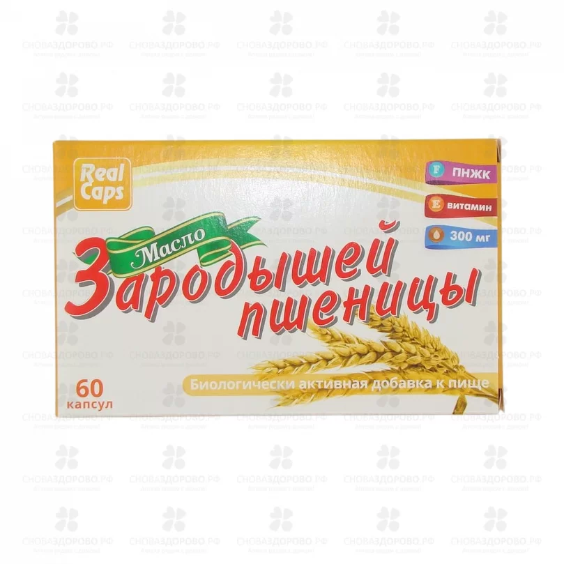 Масло Зародышей пшеницы капсулы 300мг №60 (БАД) ✅ 11221/08791 | Сноваздорово.рф