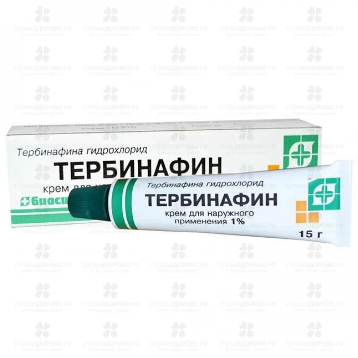 Тербинафин крем для наружного применения 1% 15г ✅ 13773/06053 | Сноваздорово.рф