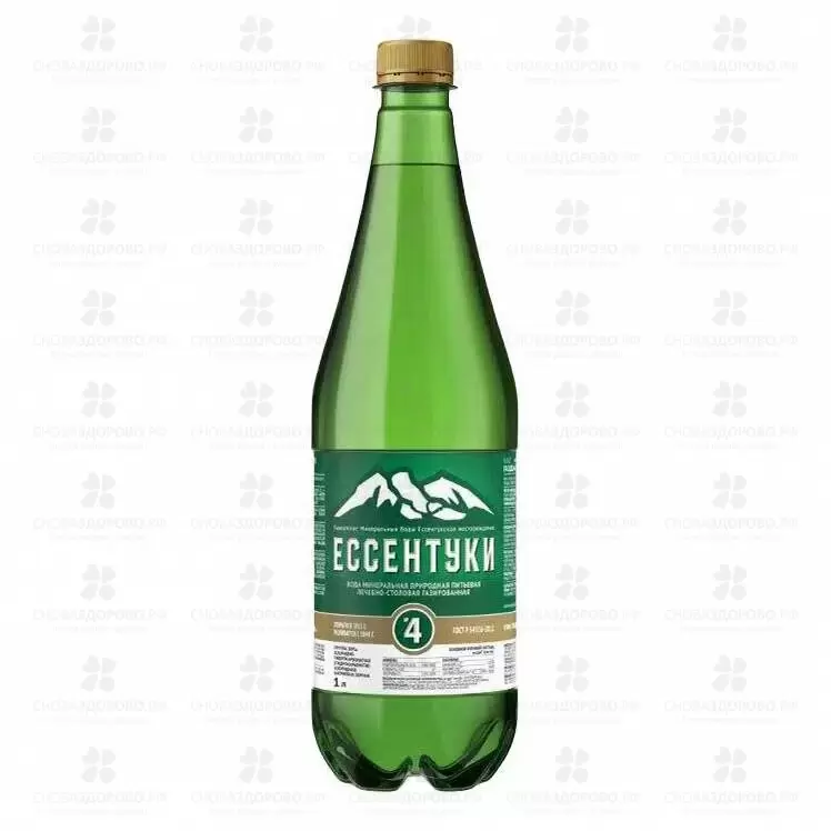 Вода минеральная Ессентуки №4 1л п/э ✅ 39223/09108 | Сноваздорово.рф